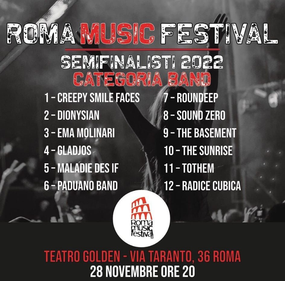 ROMA MUSIC FESTIVAL - SEMIFINALE 2022