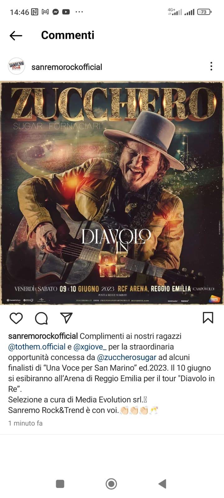 Zucchero - Diavolo in RE - RCF Arena