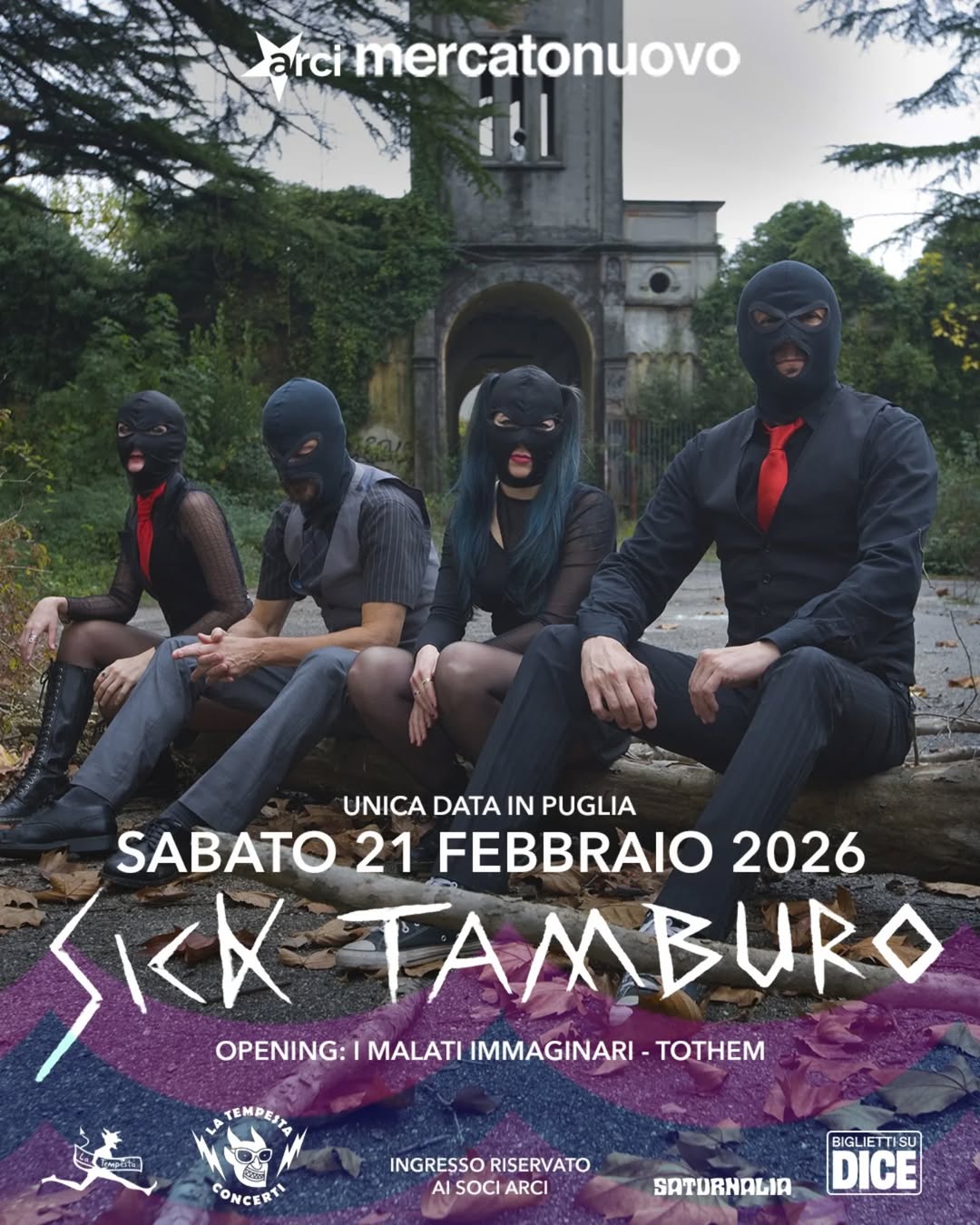 Live with Sick Tamburo & Malati Immaginari